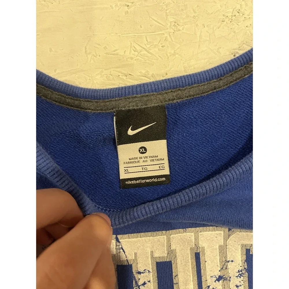 Nike Kentucky Wildcats‎ Crewneck Sweatshirt Pullover Kids Youth XL Blue